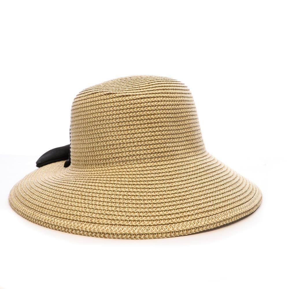 Chapeau de Paille Noir Femme Via Lorenzo Bohème 2