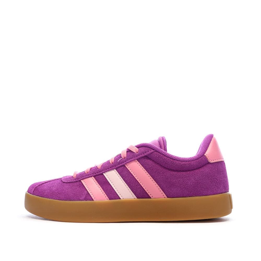 Baskets Violet Fille Adidas Court 3.0 K 1