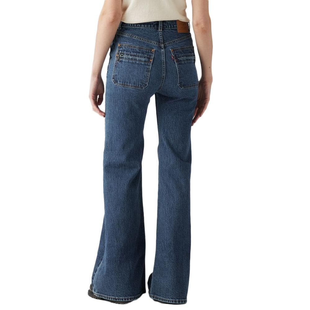 Jean Bleu Brut Femme Levi's Ribcage Bells 2