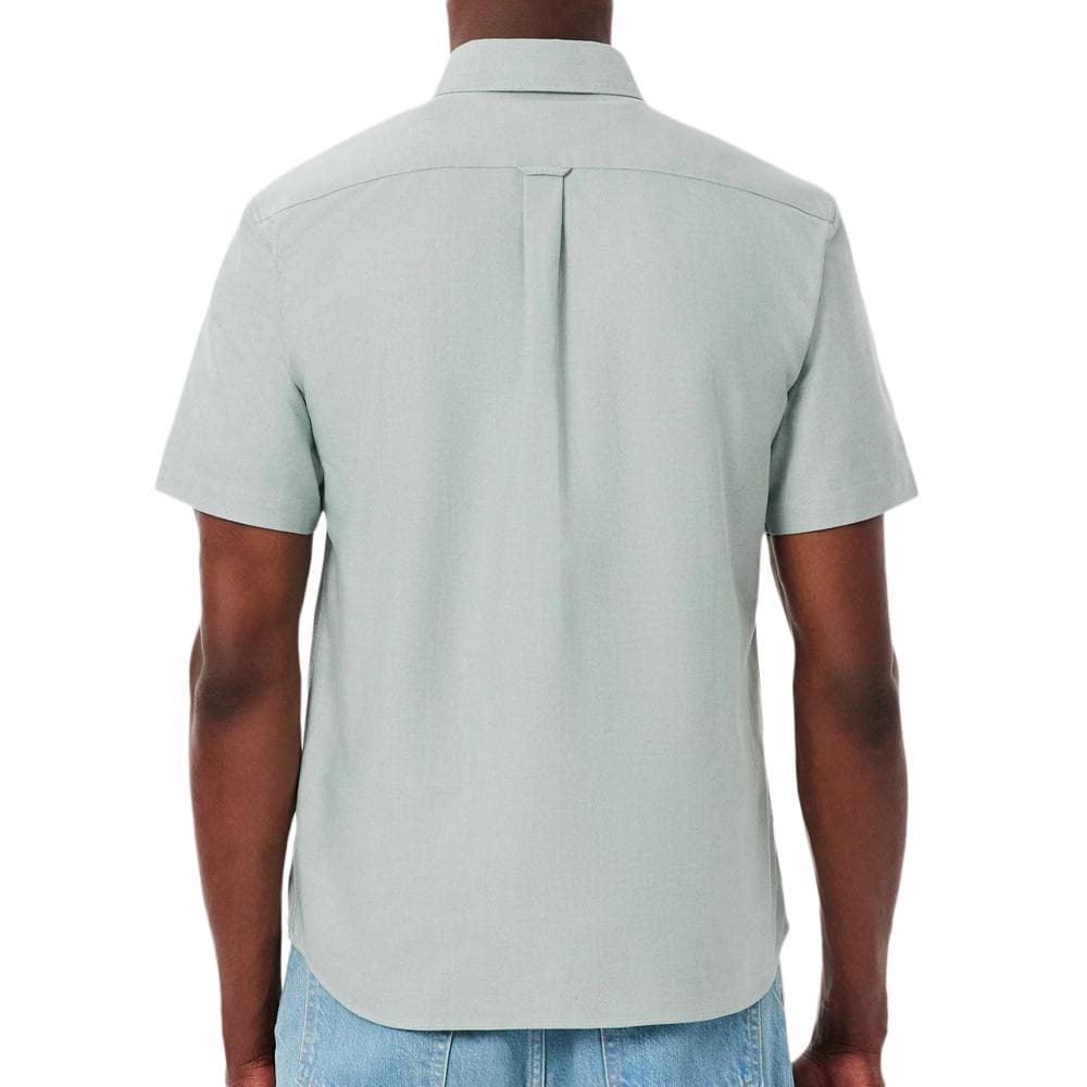 Chemise Manches Courtes Vert Homme Lacoste regular fit Oxford 2