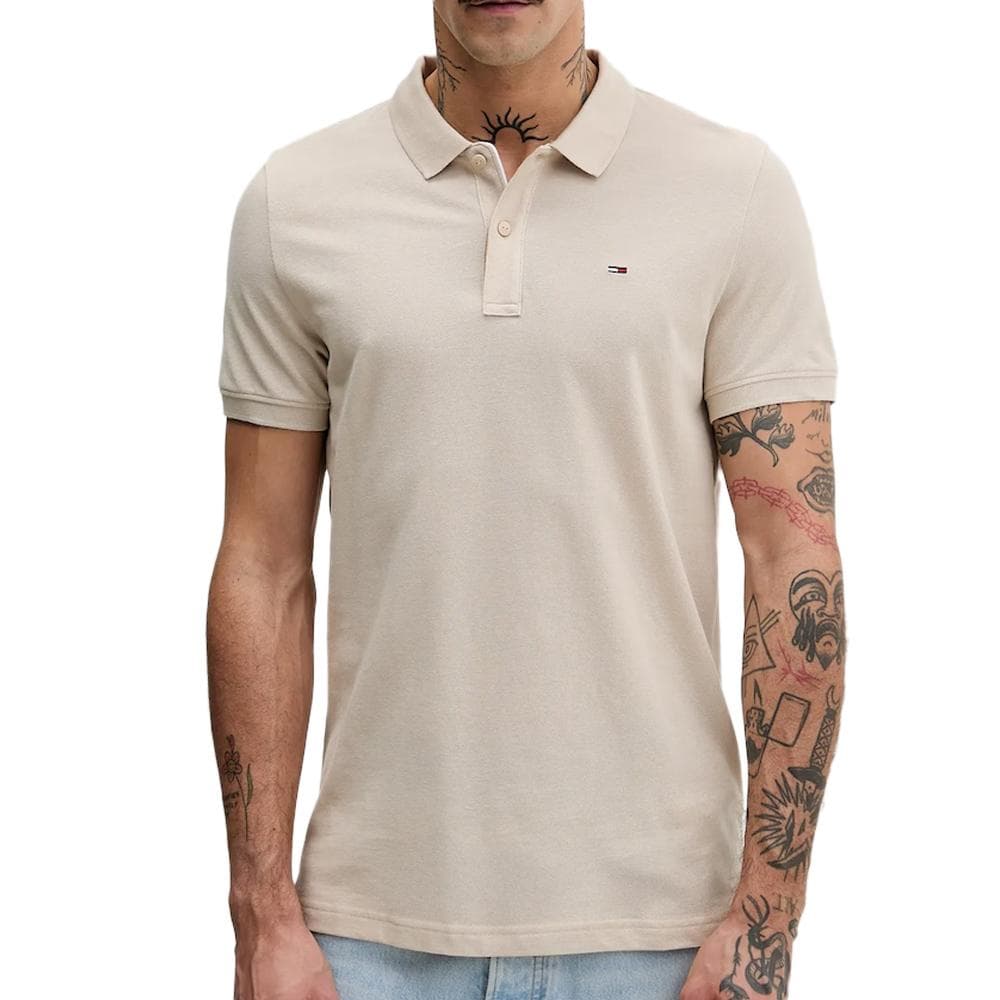 Polo Beige Homme Tommy Hilfiger Tjm Slim 1
