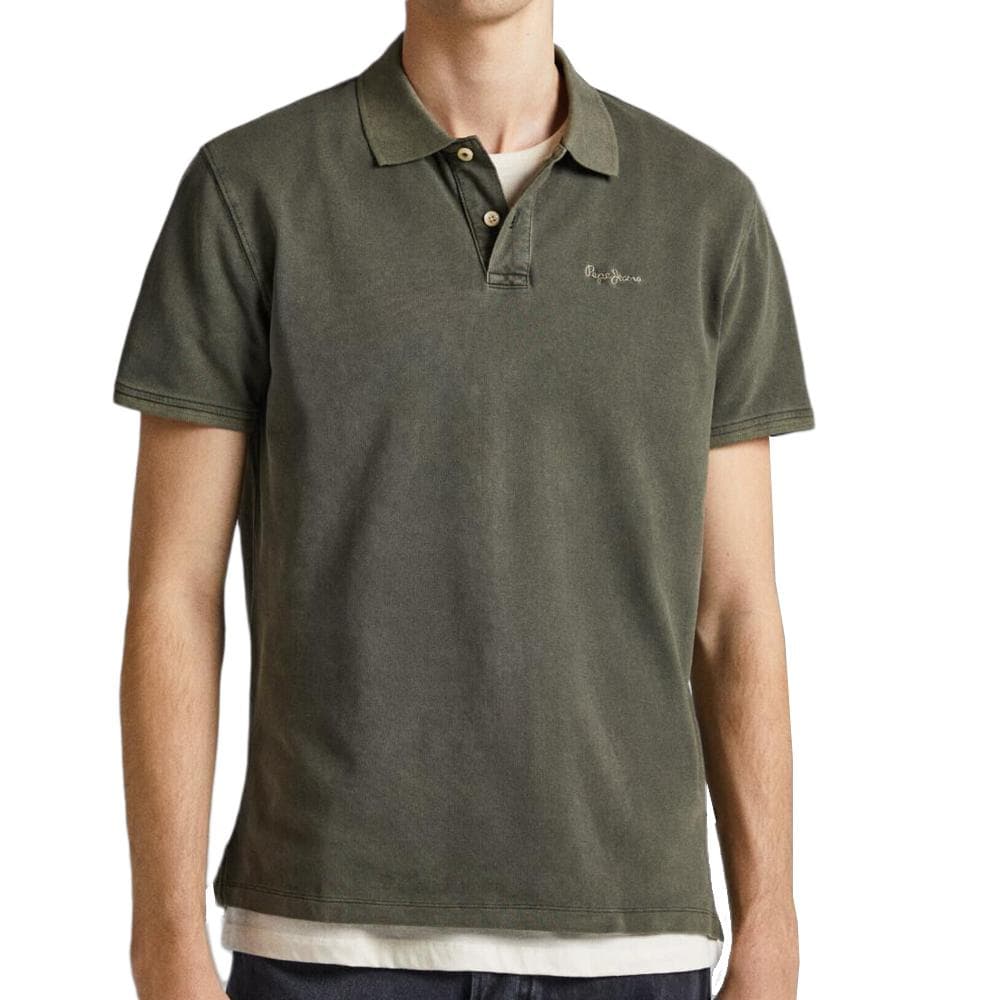 Polo Gris Anthracite Homme Pepe Jeans Oliver Gd 1