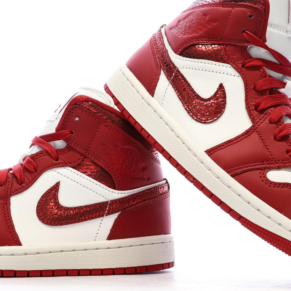 Air Force One Baskets Rouges/Blanches Femme Nike 7