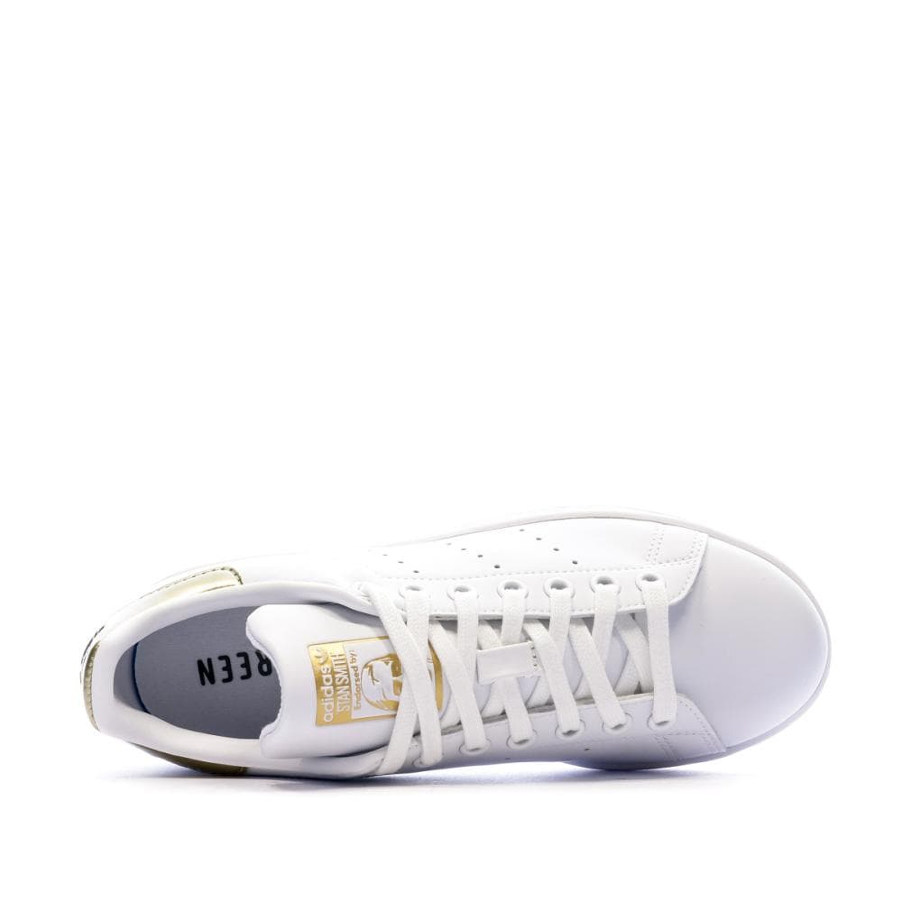 Stan Smith Baskets Blanches /Dorées Femme Adidas 4
