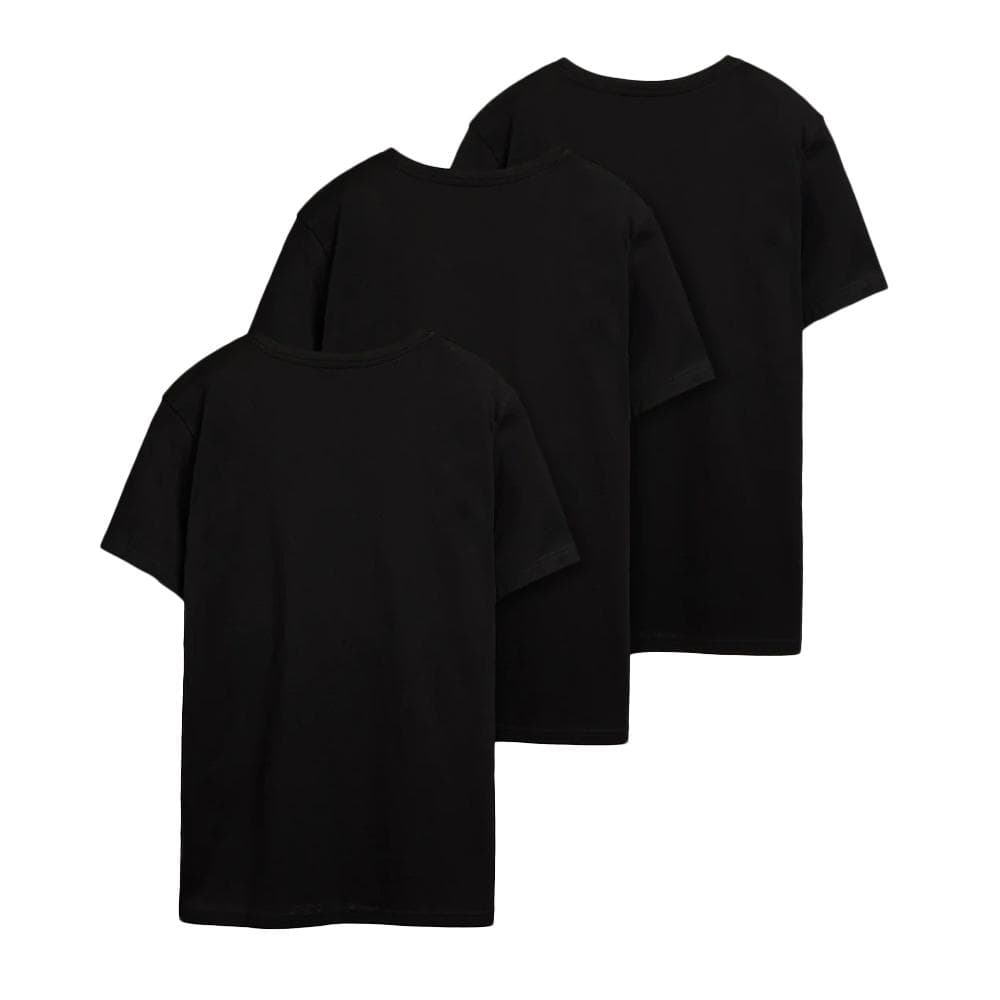 Lot de 3 T-shirts Noirs Homme Teddy Smith Cascade 2