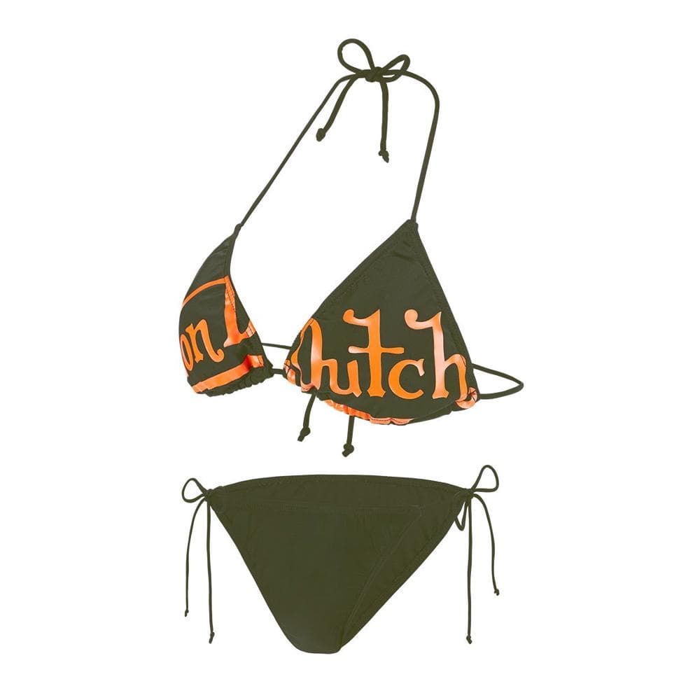 Maillot de bain Kaki/Orange Femme Von Dutch LOL 1