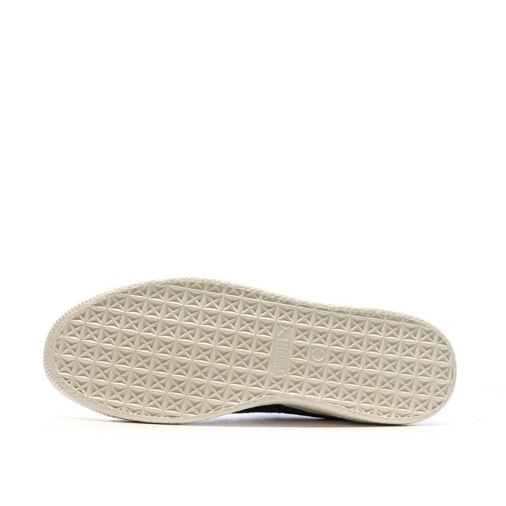 Baskets Blanches/Noires Homme Puma Clyde Base 5