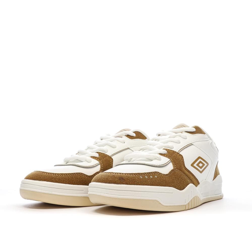 Baskets Blanches/Beiges/Camel Homme Umbro Tywen 6