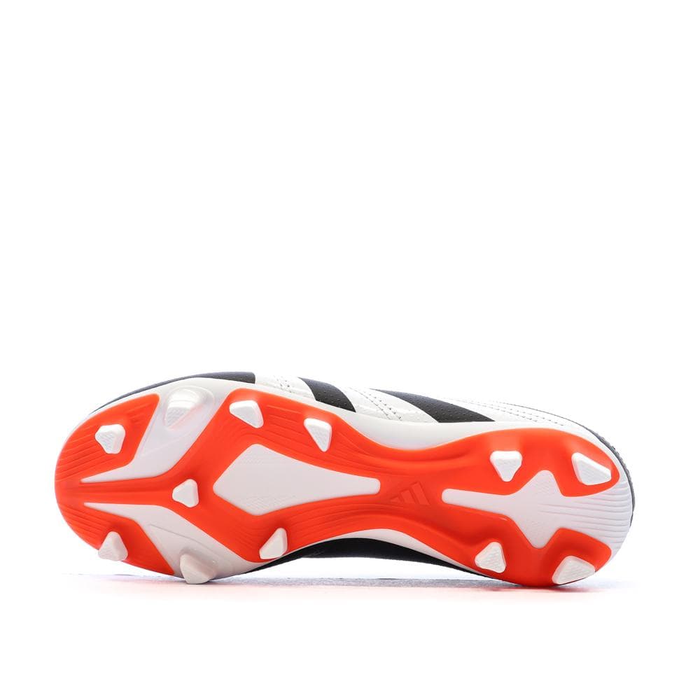 Chaussures de football Noires/Blanches/Rouges Garçon Adidas Predator Club Fxg 5