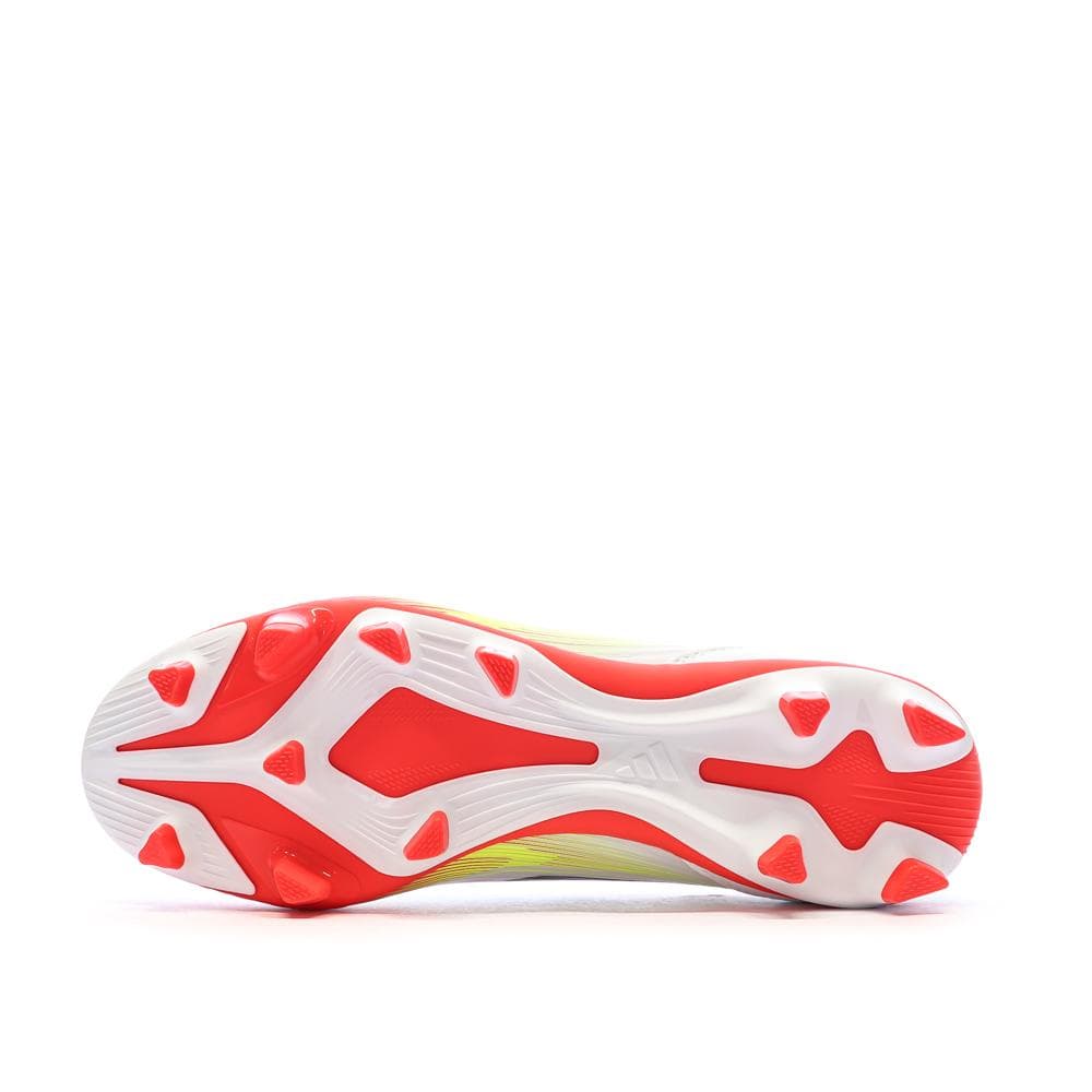 Chaussures de Foot Blanc/Rouge Homme Adidas F50 Club FG/MG 5
