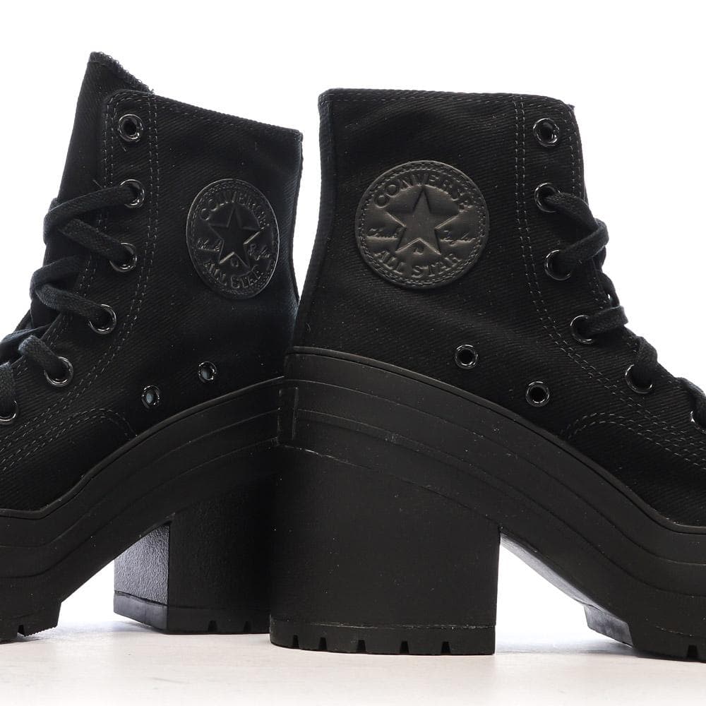 Baskets Noires Femme Converse Chuck 70 De Luxe Heel 7