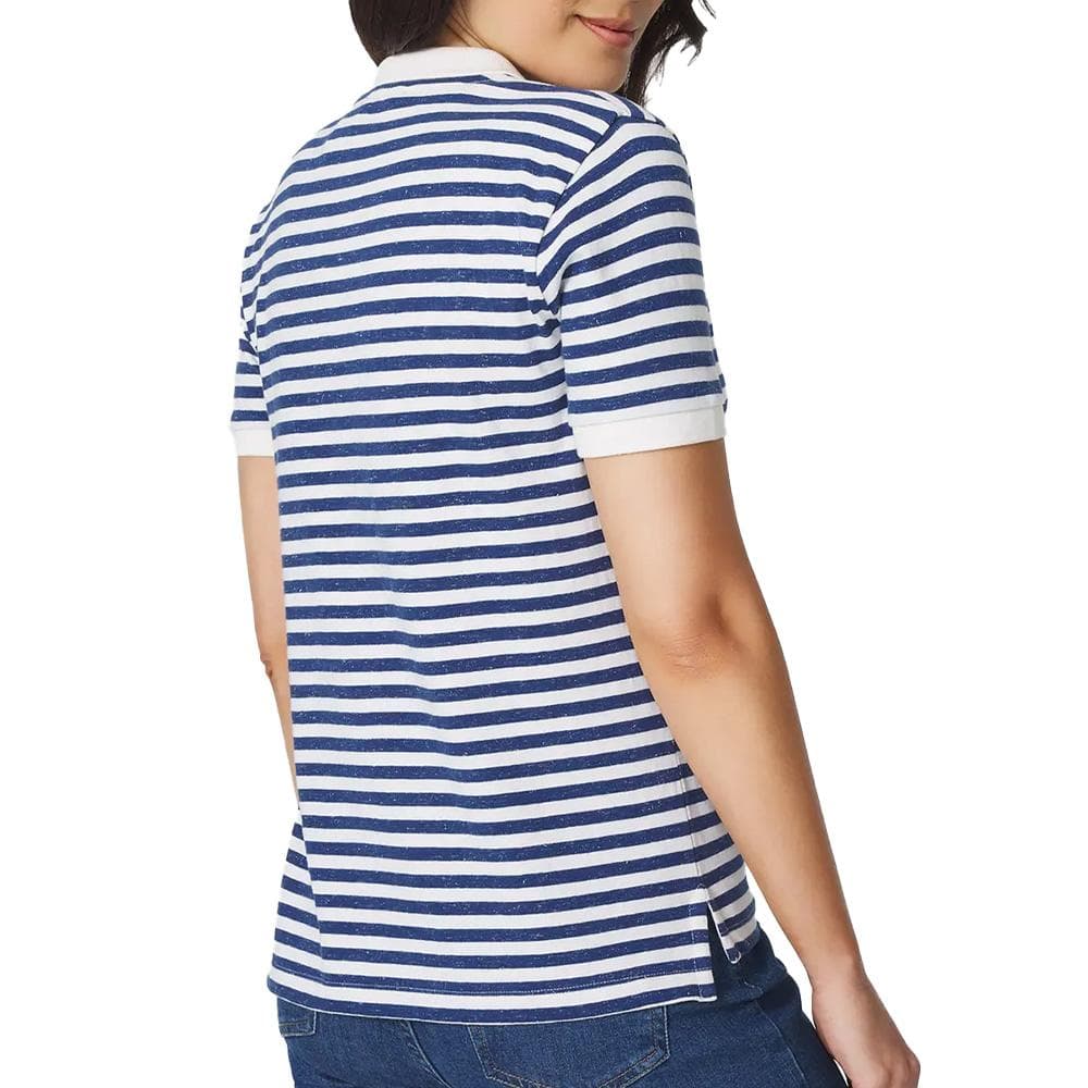 Polo Bleu/Blanc Femme TBS ADIOLPOL 2