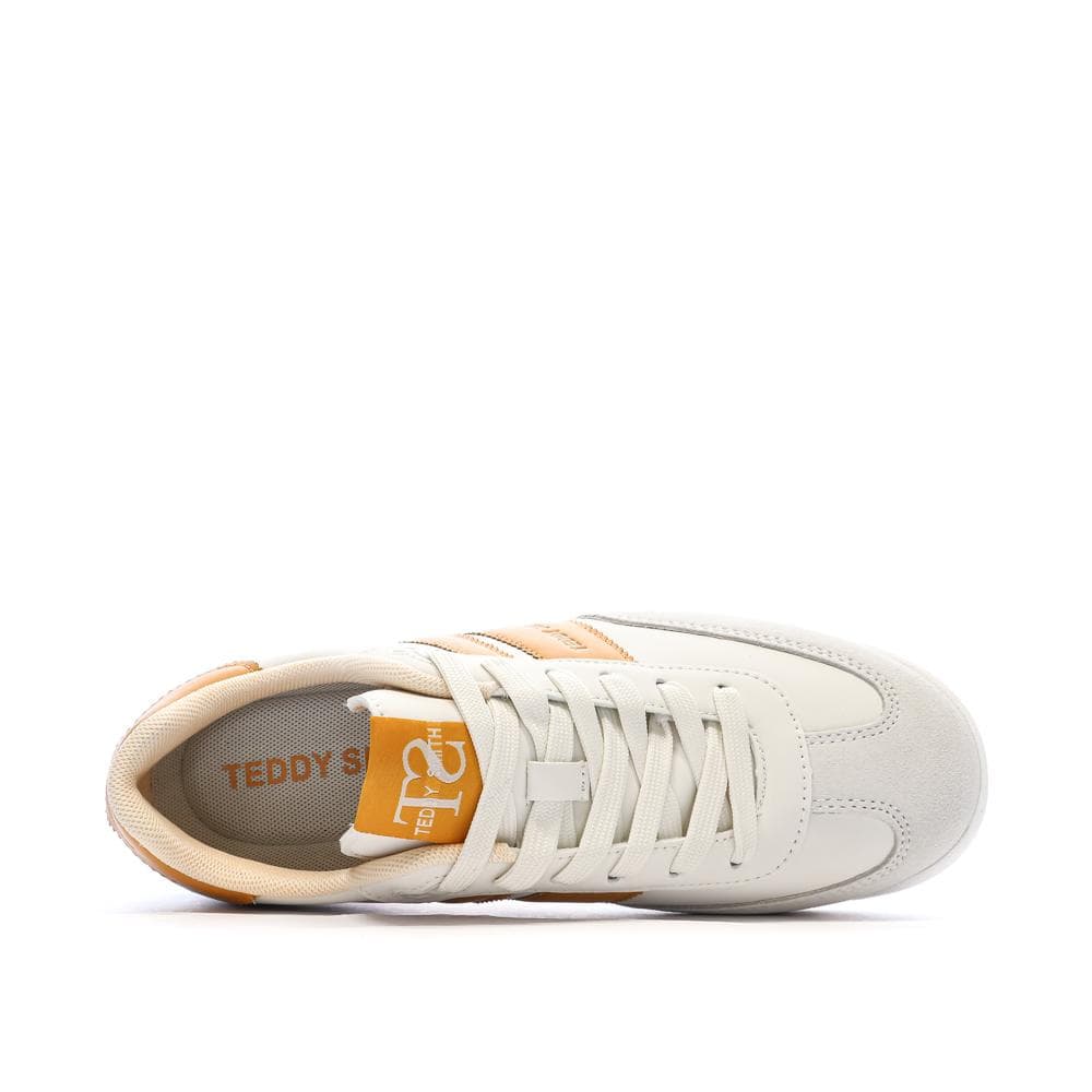 Baskets Blanc/Jaune Femme Marron Teddy Smith 120232 4