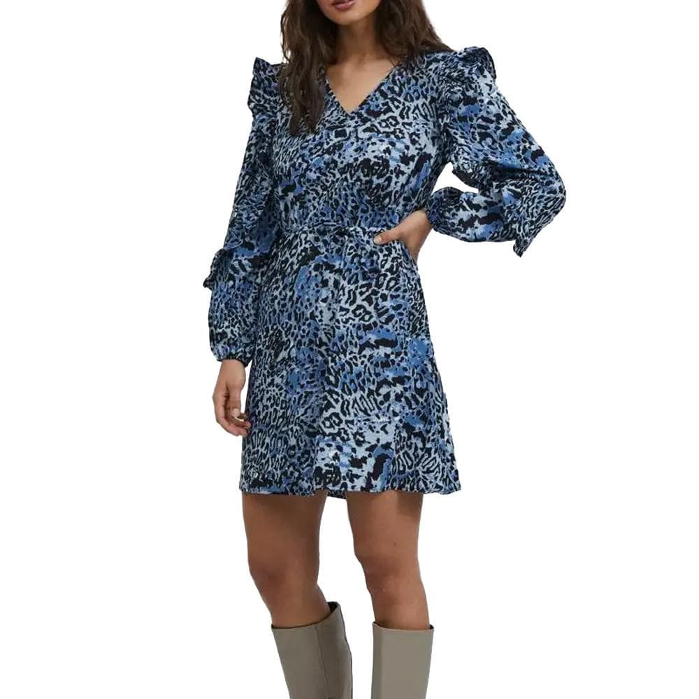 Robe Marine Léopard Femme Vila Coco 1