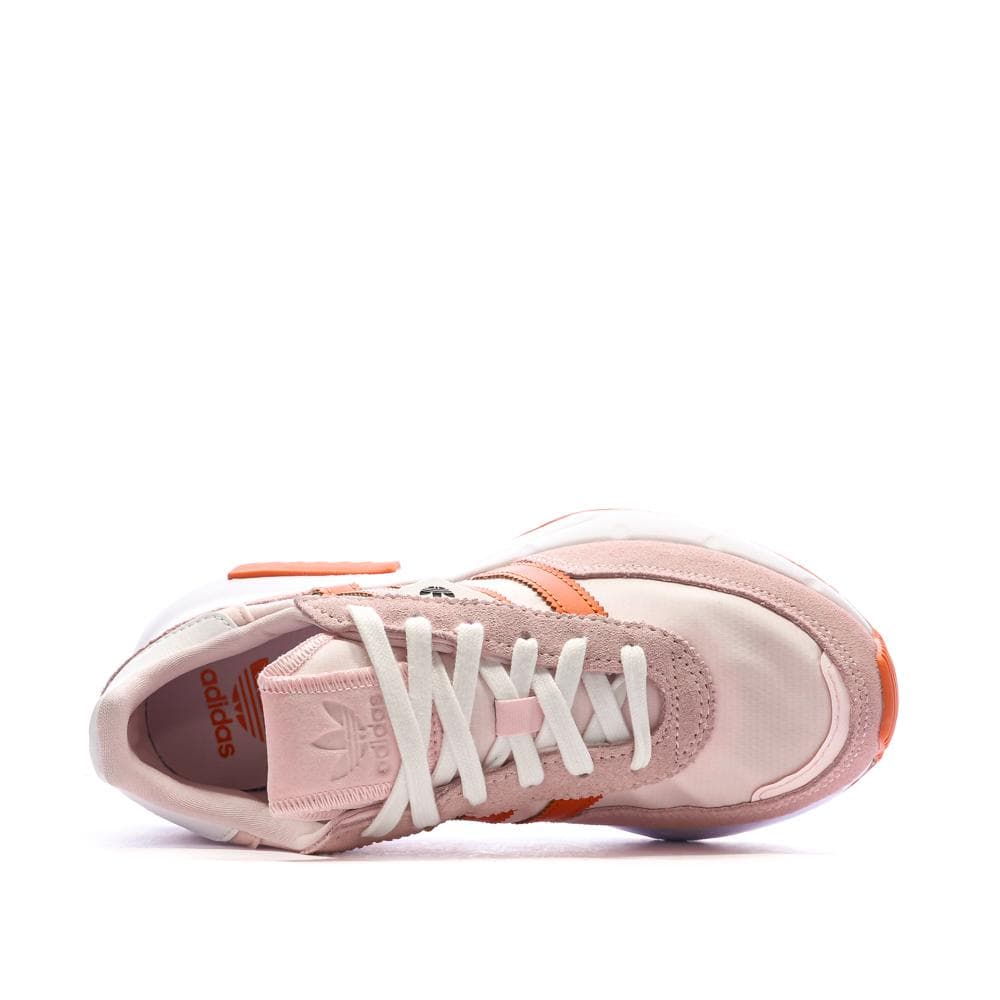 Baskets Rose/Orange Femme Adidas Retropy 4