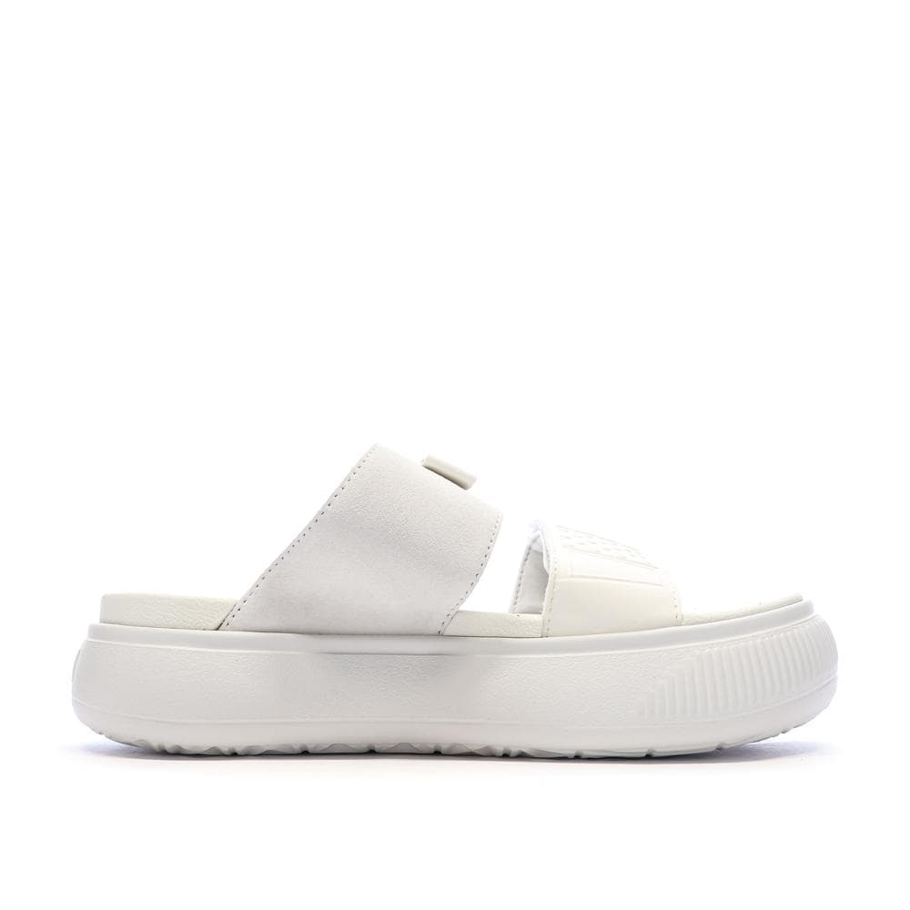 Claquettes Beiges Femme Puma Suede 2