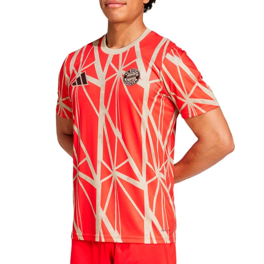 Bayern Munich Maillot Prématch Rouge Homme Adidas 24/25 1