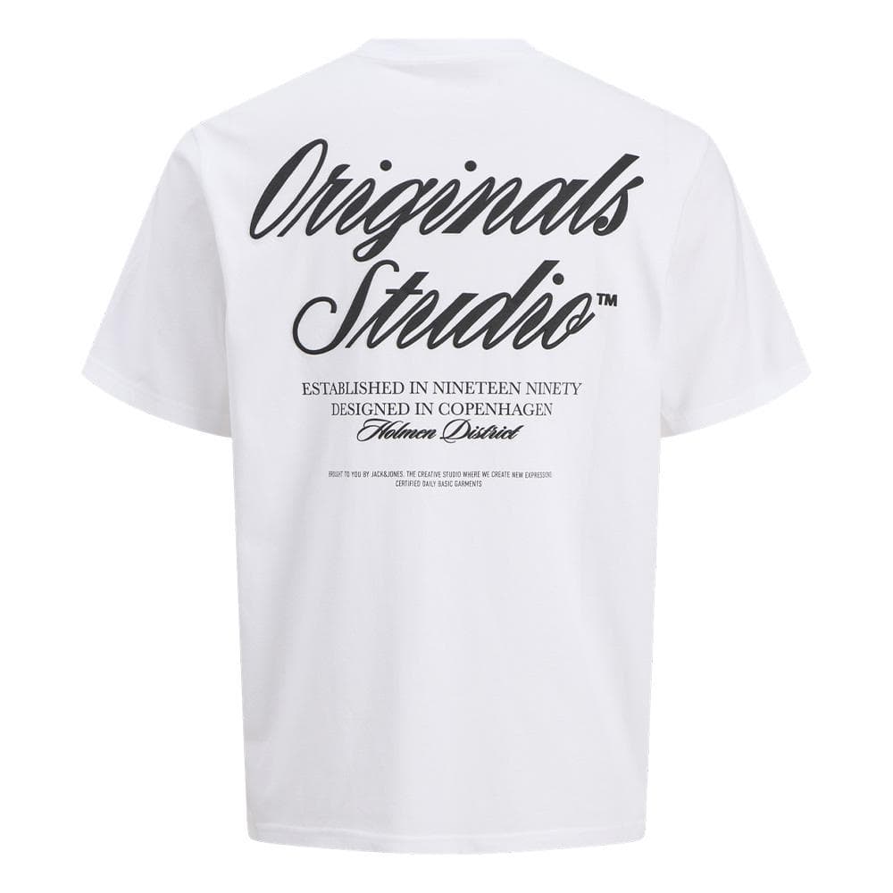 T-Shirt Blanc Homme Jack & Jones Norrebro 2
