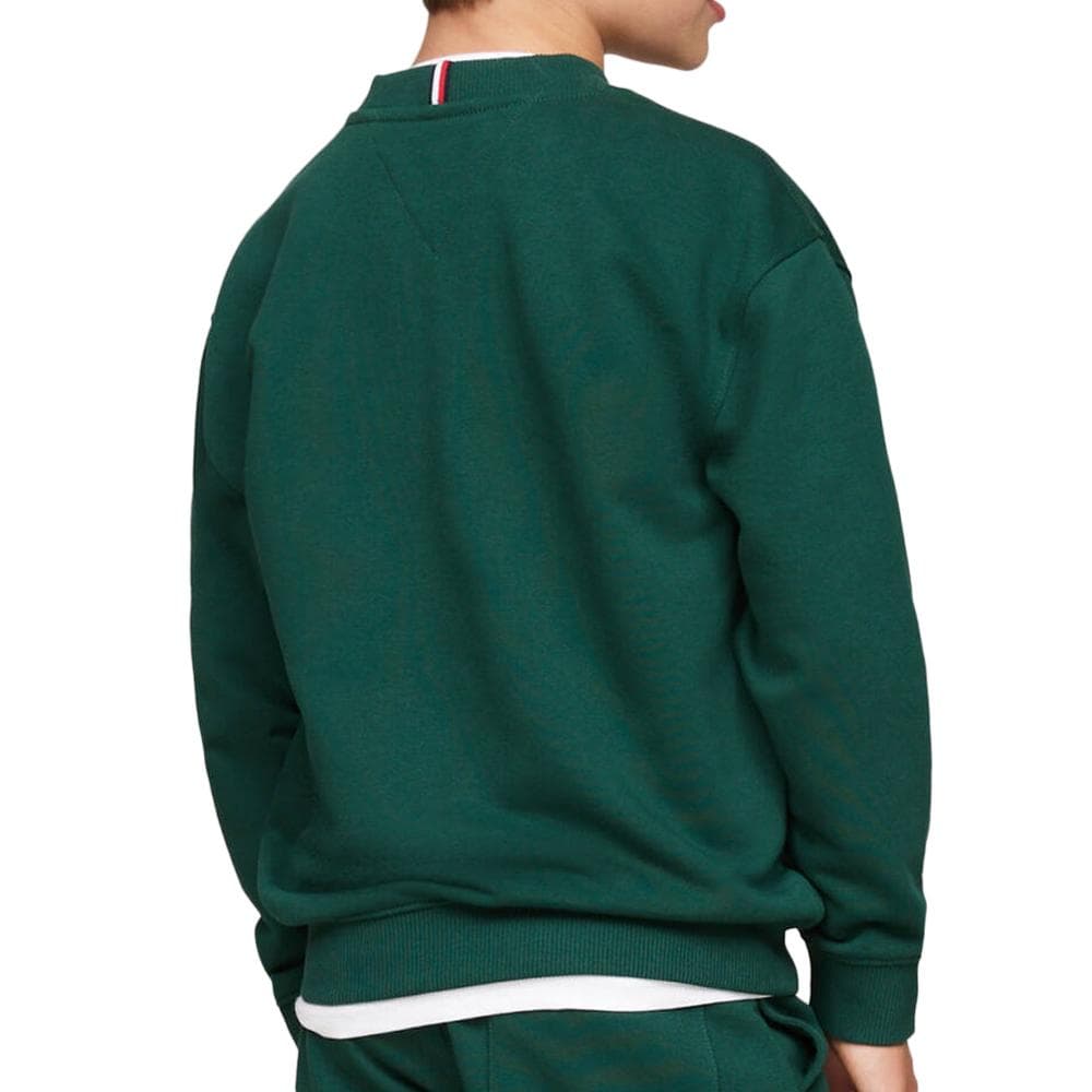 Sweat Vert Foncé Garçon Tommy Hilfiger Timeless 2