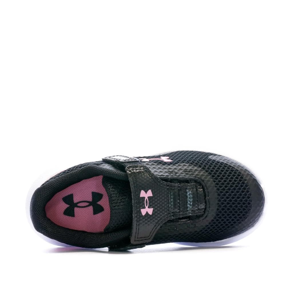 Baskets Noir/Rose Fille Under Armour Surge 3 4