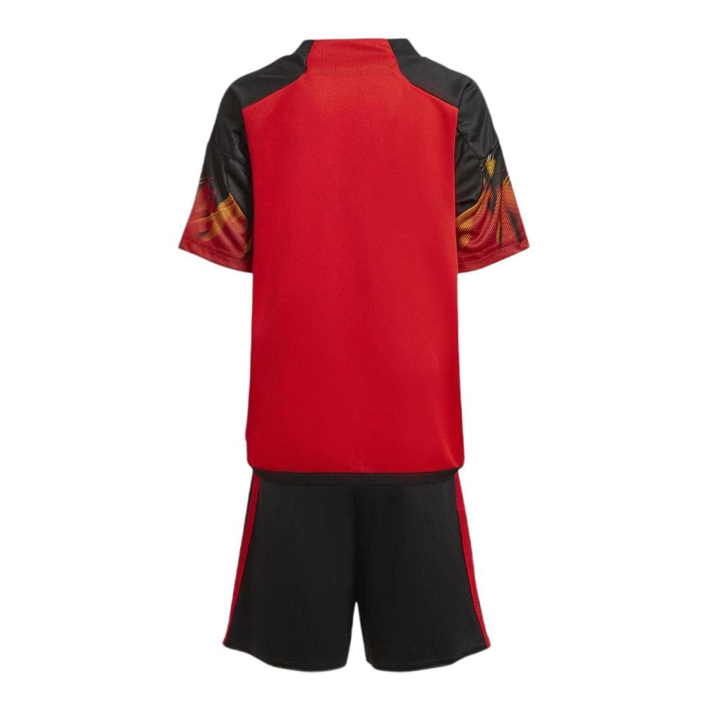BELGIQUE Mini Kit Rouge/Noir Garçon Adidas 2022 2