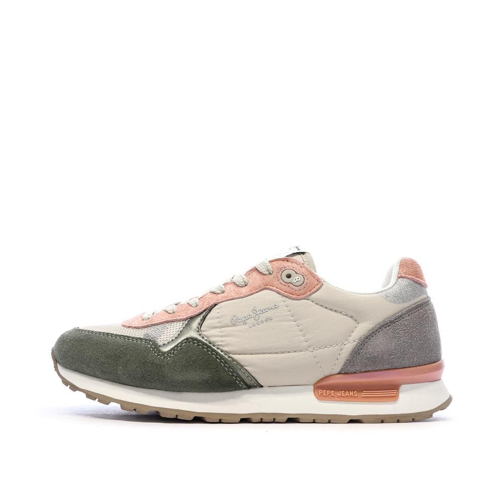 Baskets Beige/Rose Femme Pepe jeans Brit Mixt 1