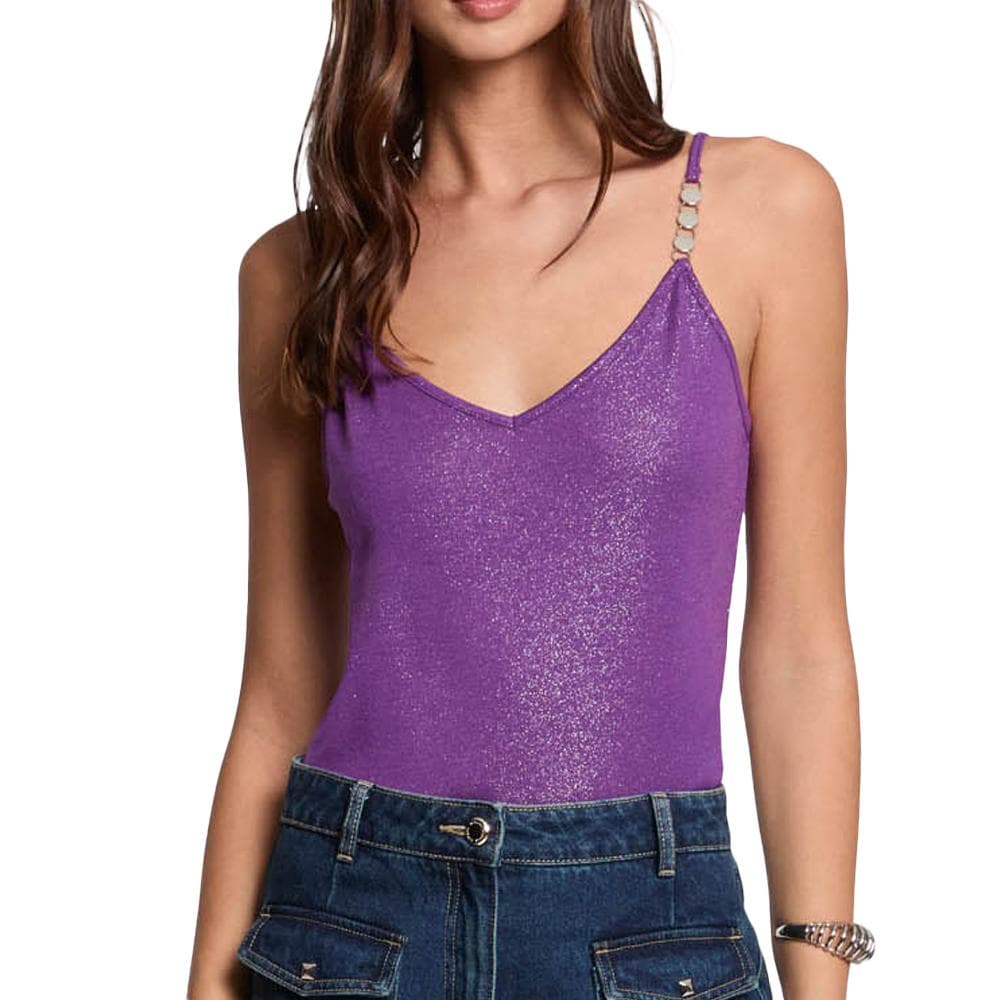 Débardeur Violet Femme Morgan Fantaisie 1