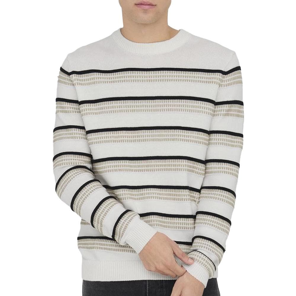 Pull Écru Homme Only & Sons Sport 1