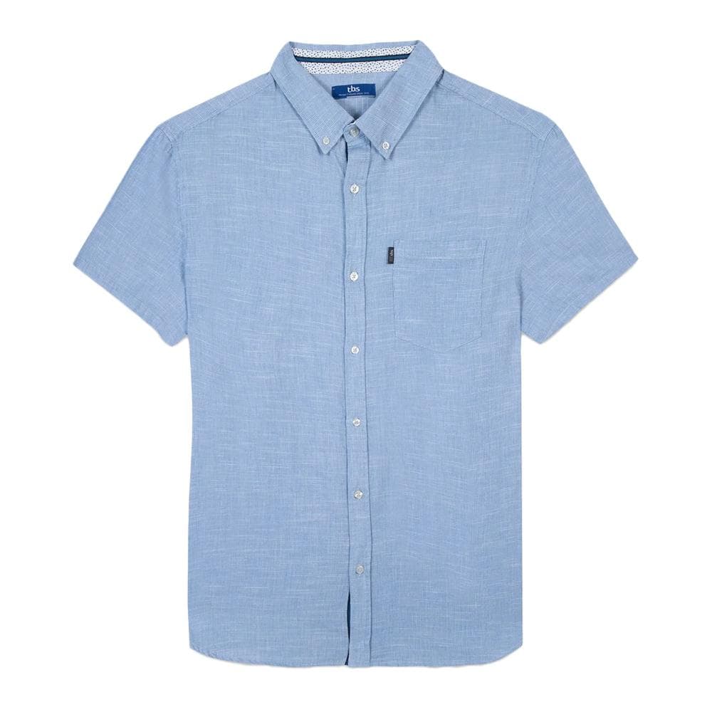 Chemise Bleu Homme TBS CALELCHA 1