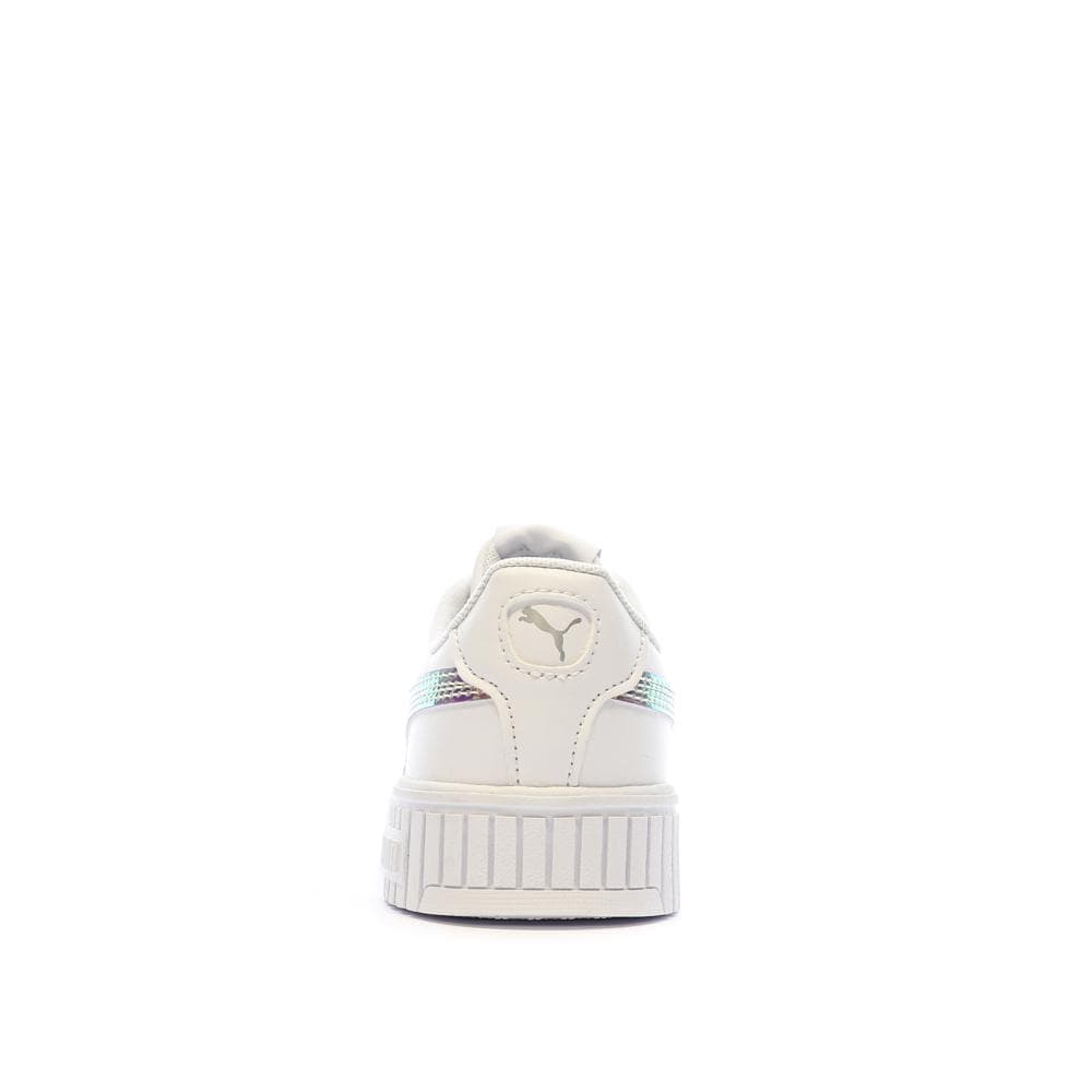 Baskets Blanche Fille Puma Carina 2.0 Holo 3