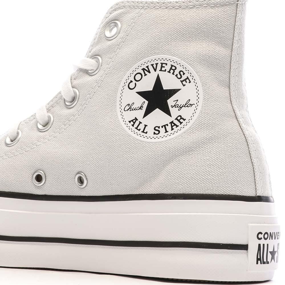 Baskets Grises Converse Femme Chuck Taylor All Star Lift 7