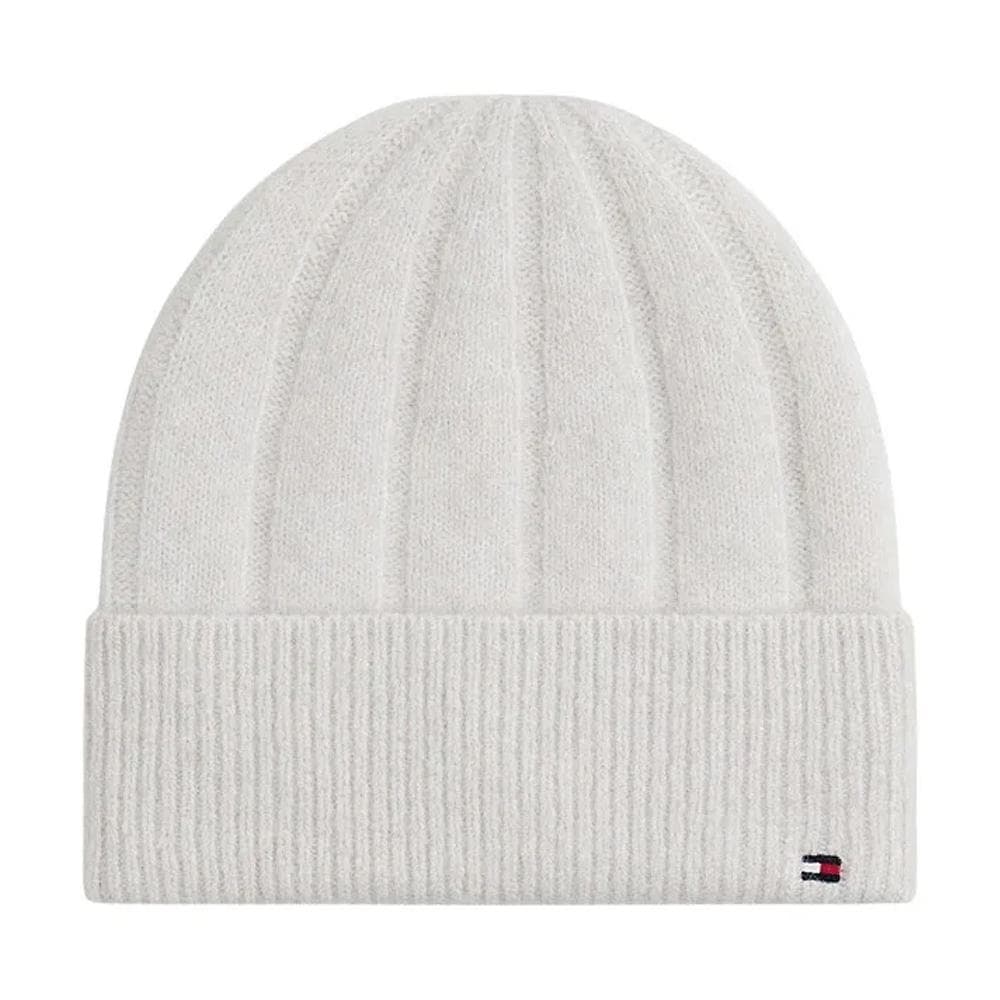 Bonnet Écru Femme Tommy Hilfiger Flag Fluffy 1