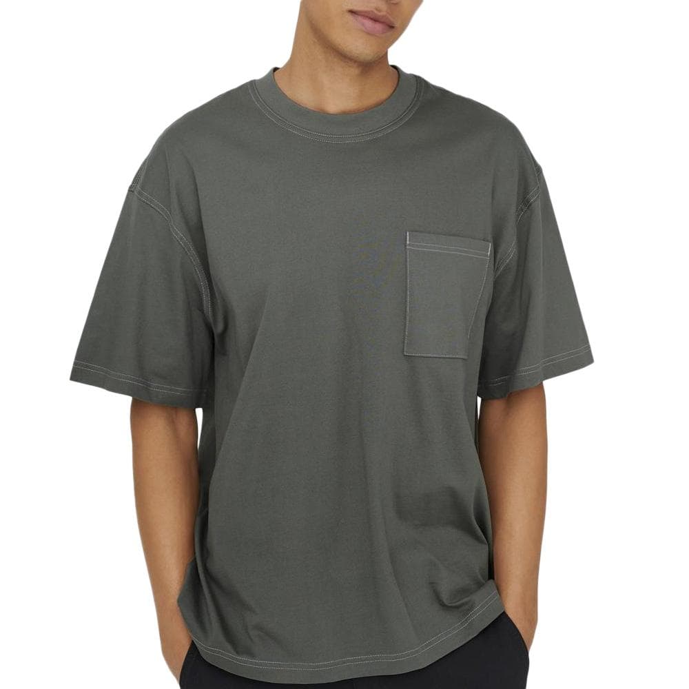 T-Shirt Gris Homme Only & Sons Larry 1