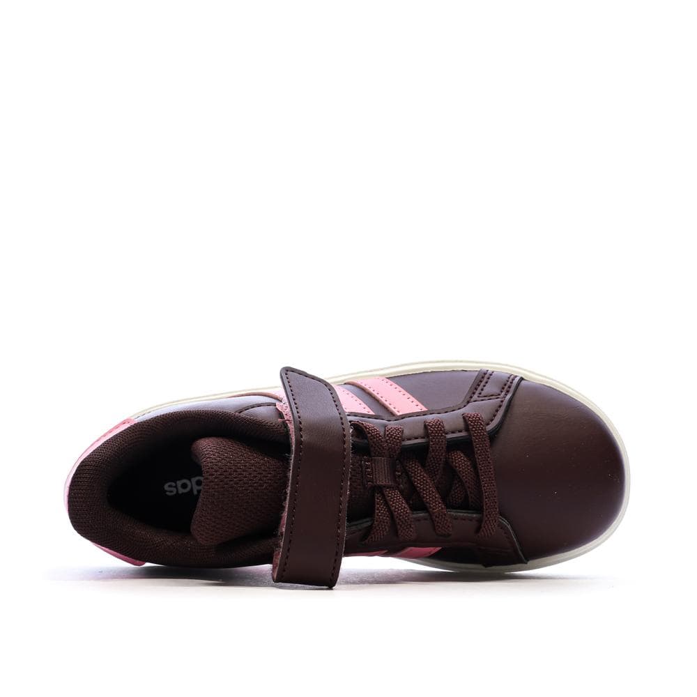 Baskets Prunes/Roses Fille Adidas Grand Court 2.0 4
