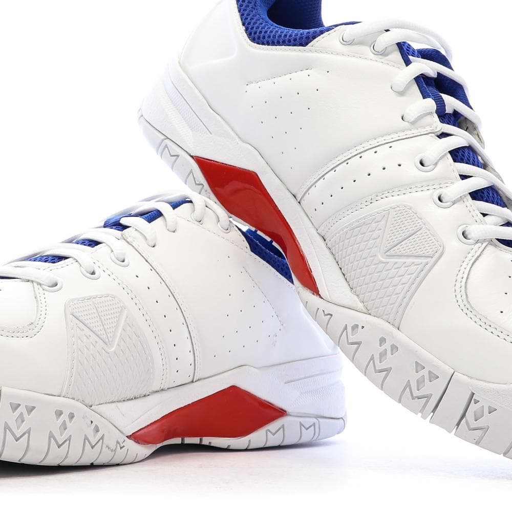 Baskets Blanches/Bleu/Rouges Homme Le Coq Sportif Gasquet 7