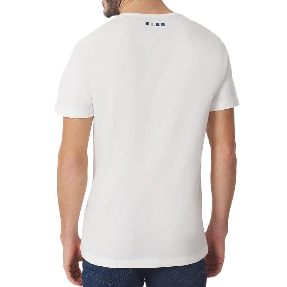 T-Shirt Blanc Homme TBS Arctique rond 2