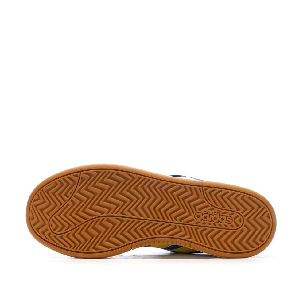 Baskets Bleu/Jaune Mixte Adidas Grand Court 5