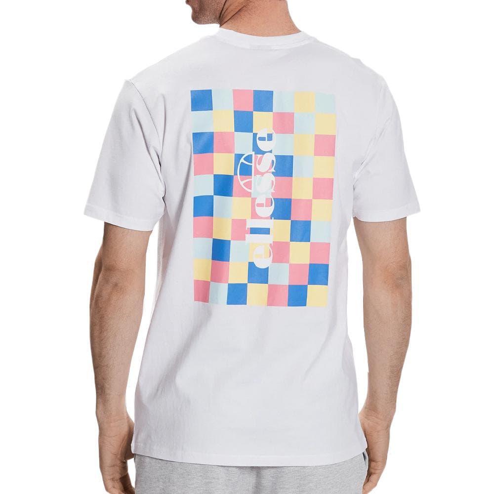 T-shirt Blanc/Jaune Homme Ellesse Chello 2