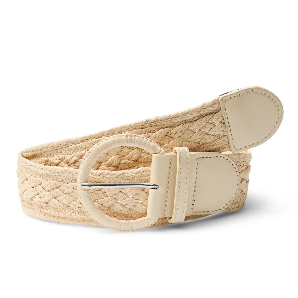 Ceinture en Paille Écru Femme Vero Moda Belt-cognac - T 1