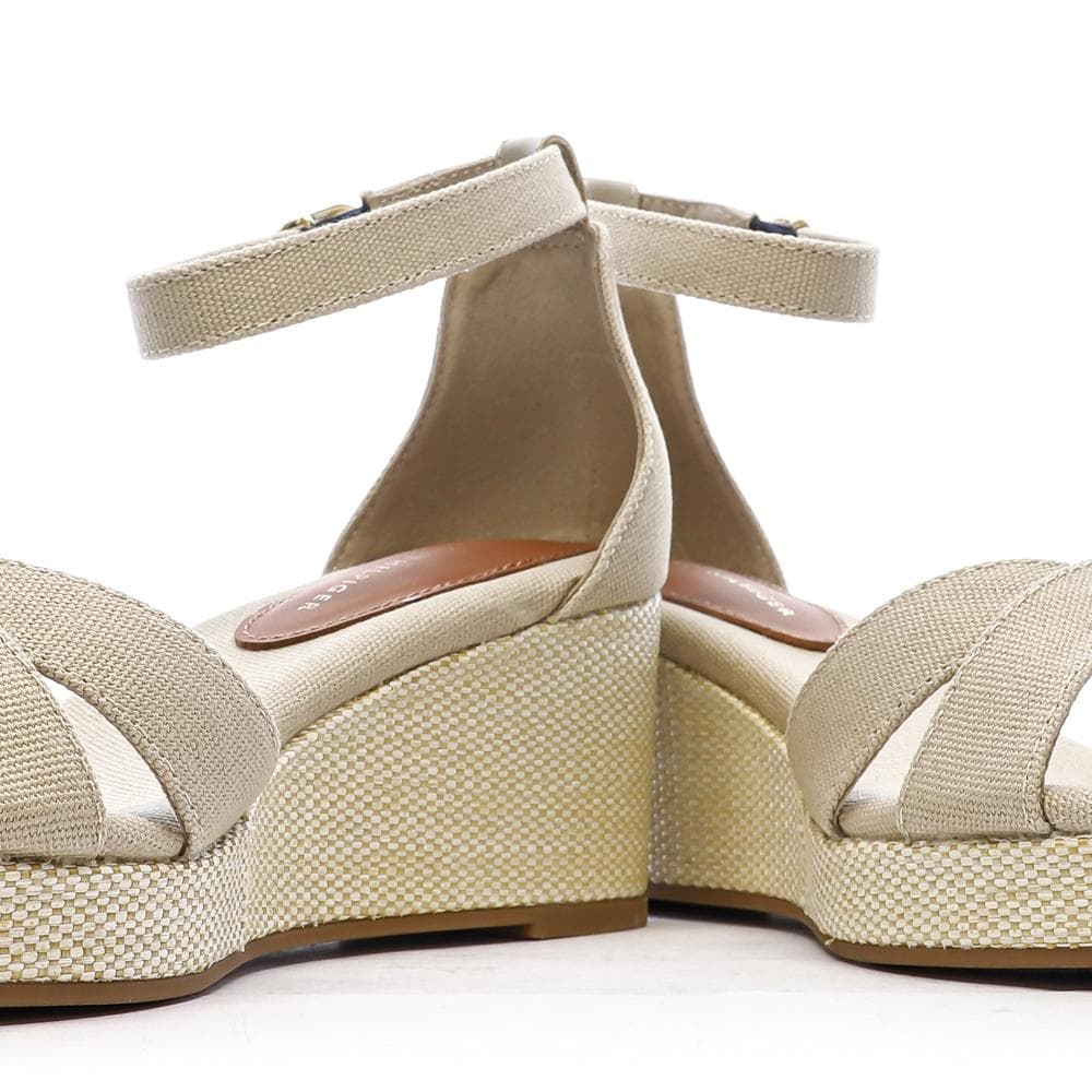 Sandales Beige Femme Tommy Hilfiger Flag Criss-cros 7