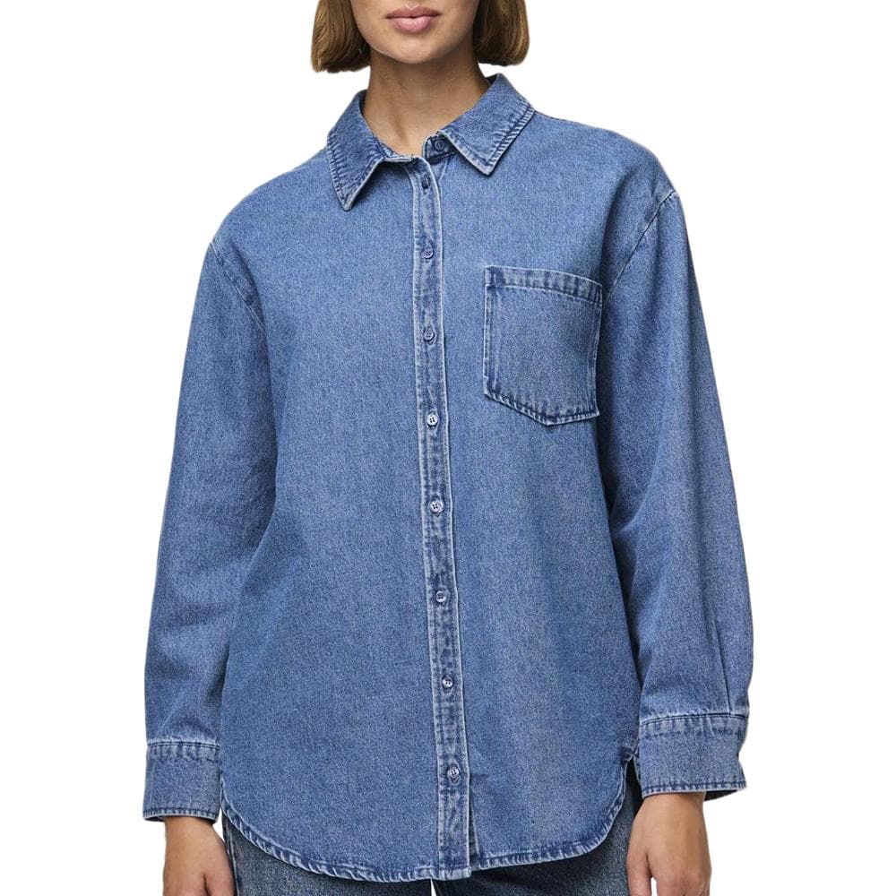 Chemise Bleu Femme Pieces Maisie 1