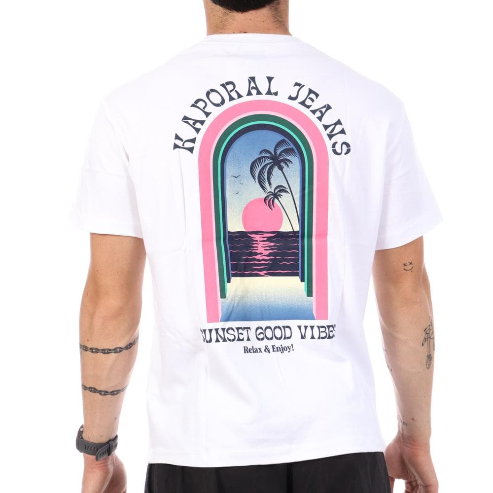 T-Shirt Blanc Homme Kaporal TYGAE 2