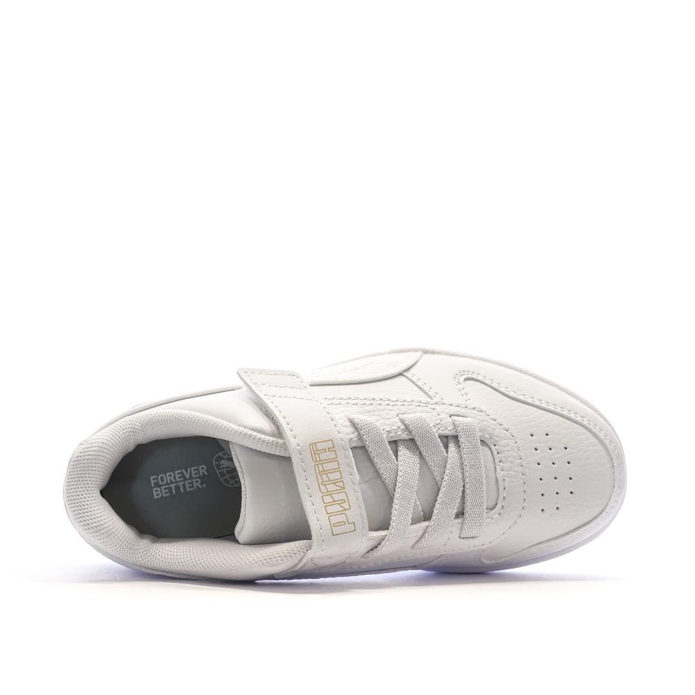 Baskets Blanches Garçon Puma Rbd Game Low 4