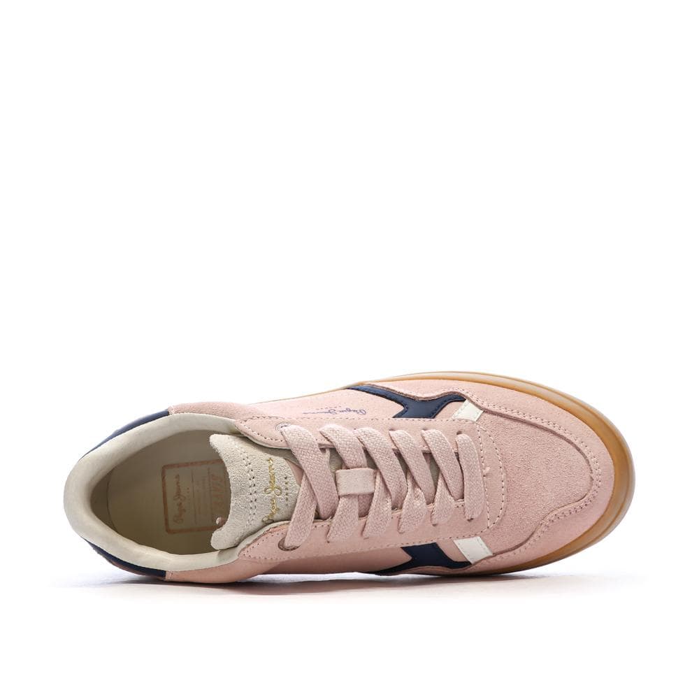 Baskets Roses Femme Pepe jeans Travis Retro 4