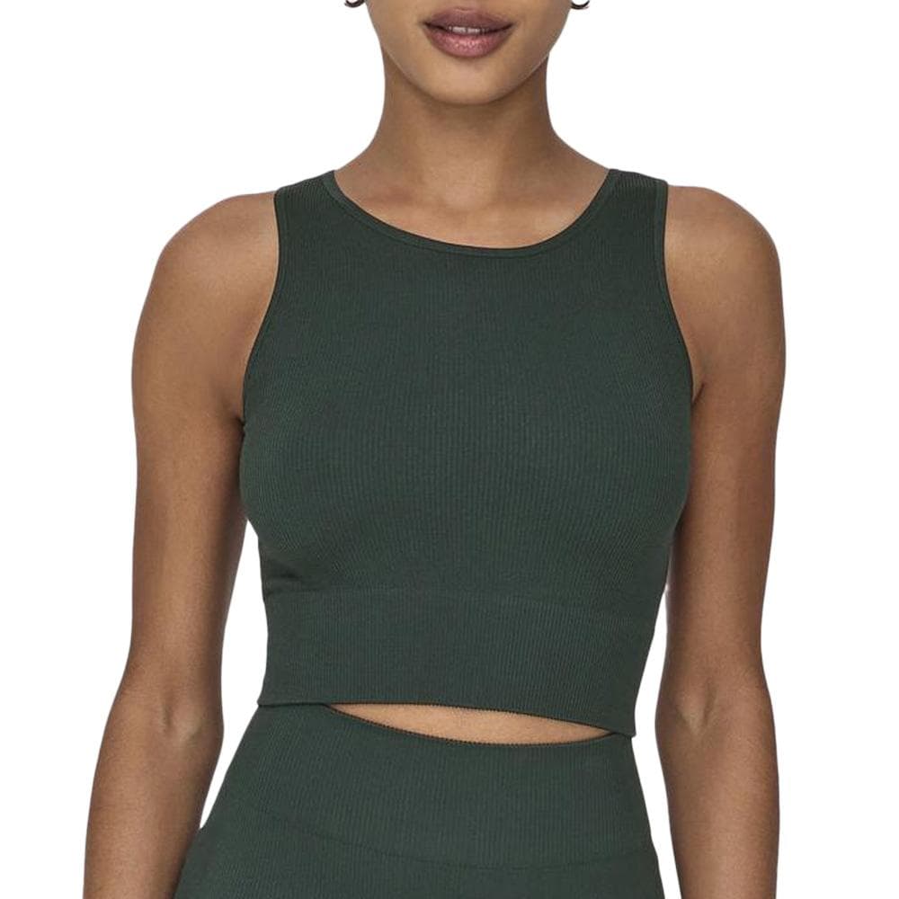 Haut de Sport Vert Foncé Femme ONLY PLAY Life 1