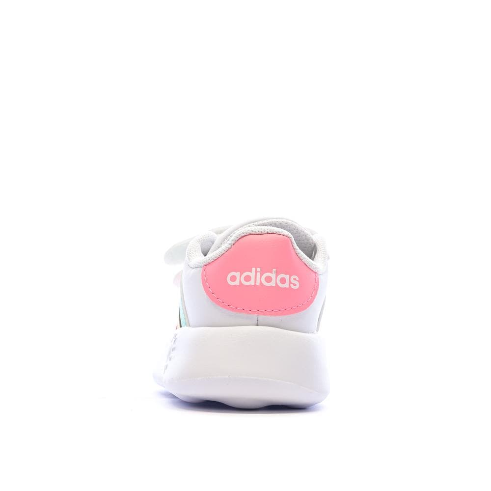 Baskets Blanches/Roses Fille Adidas Grand Court 2.0 IE1371 3