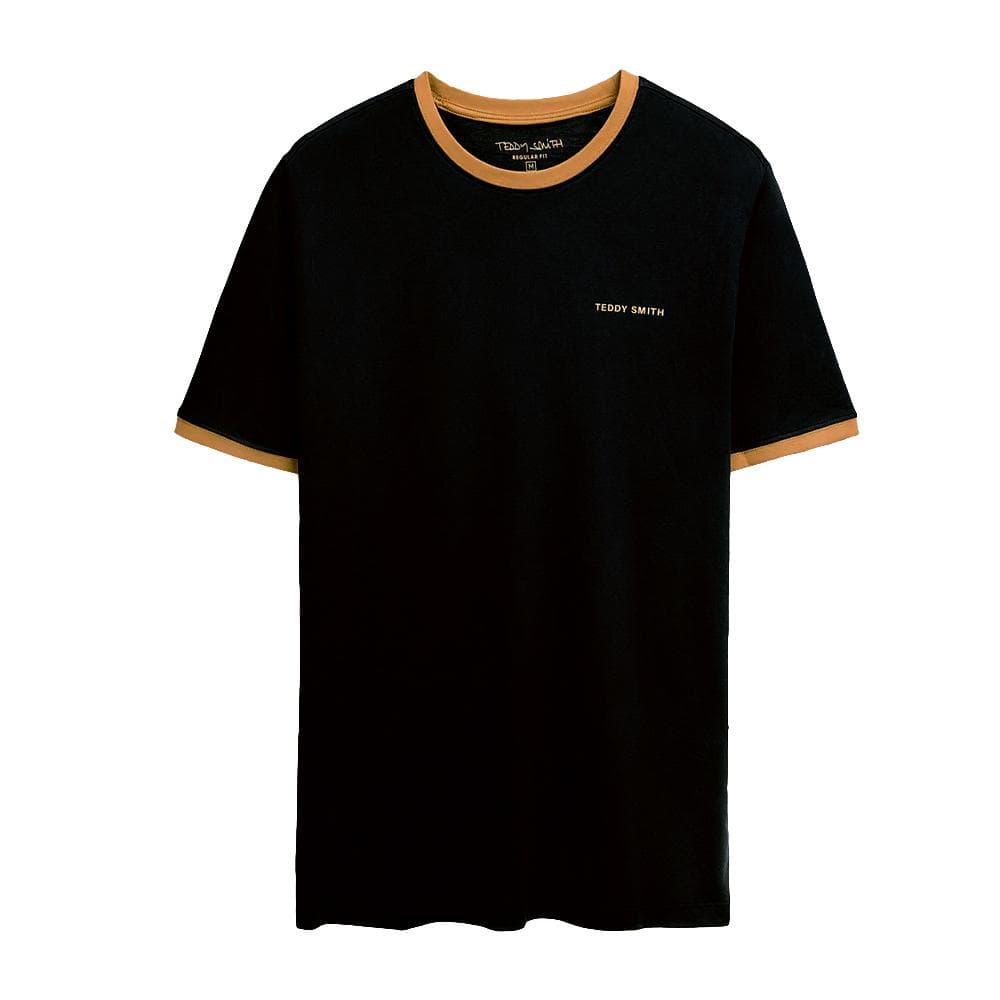 T-shirt Noir Garçon Teddy Smith 61007493D 2