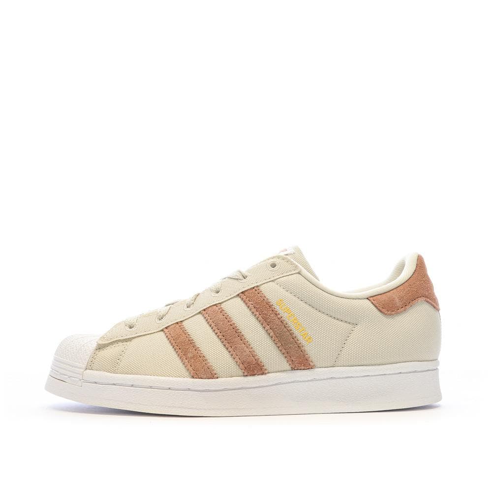 Baskets Beige/Taupe Garçon/Fille Adidas Superstar HP6548 1
