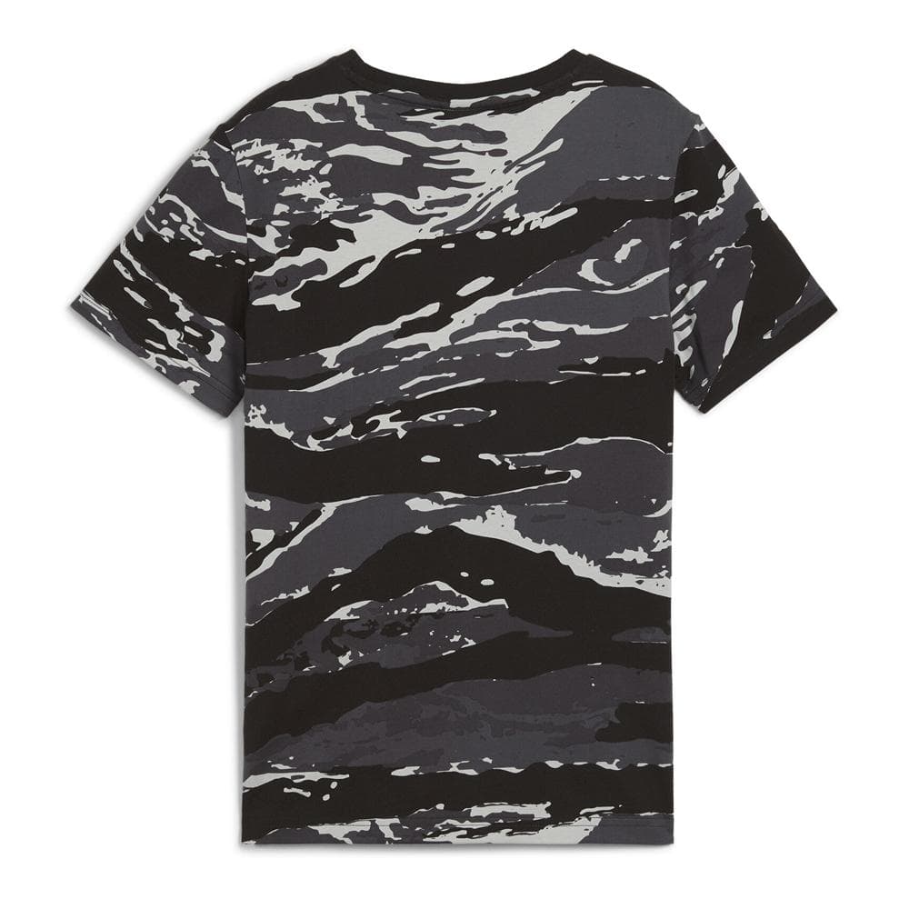 T-shirt Noir/Gris Garçon Puma Camo Aop 2
