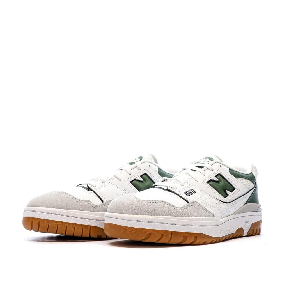Baskets Blanc/Vert Homme New Balance 550 6